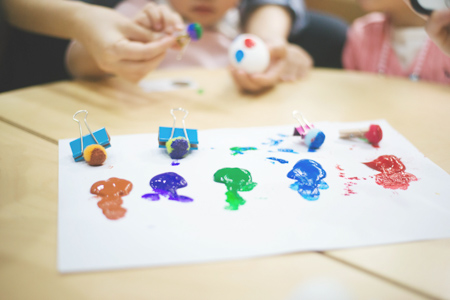 분당 정자동 영어유치원 폴리어학원 분당캠퍼스 ECP 미술 창의활동 수업 환경